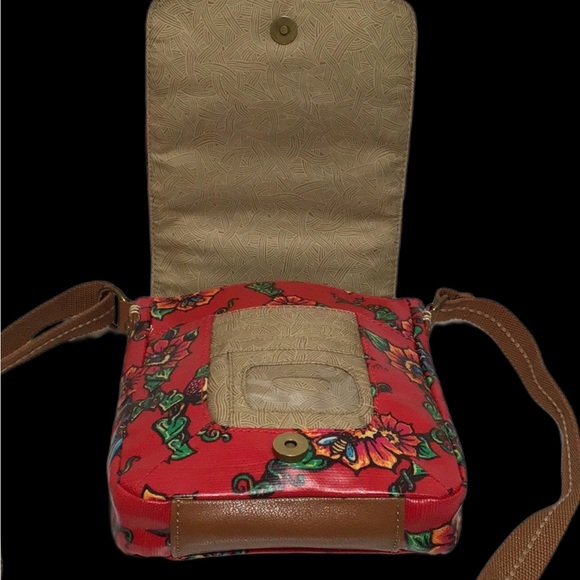 sakroots Messenger bag, Convertible, Red Floral - Picture 14 of 16
